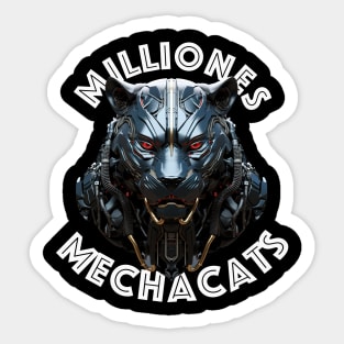 Milliones Mechacats Sticker